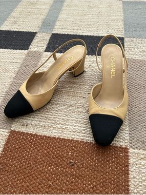 Chanel Slingback Heels